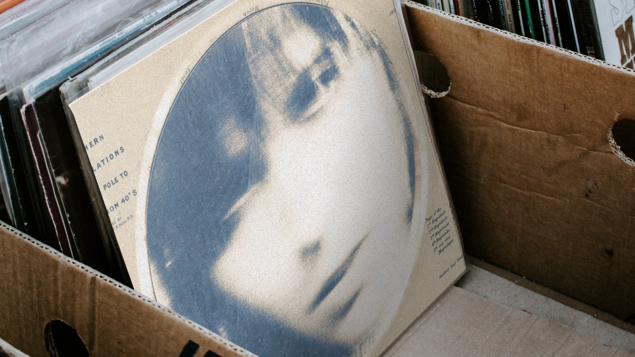Dorian Electra record in crate