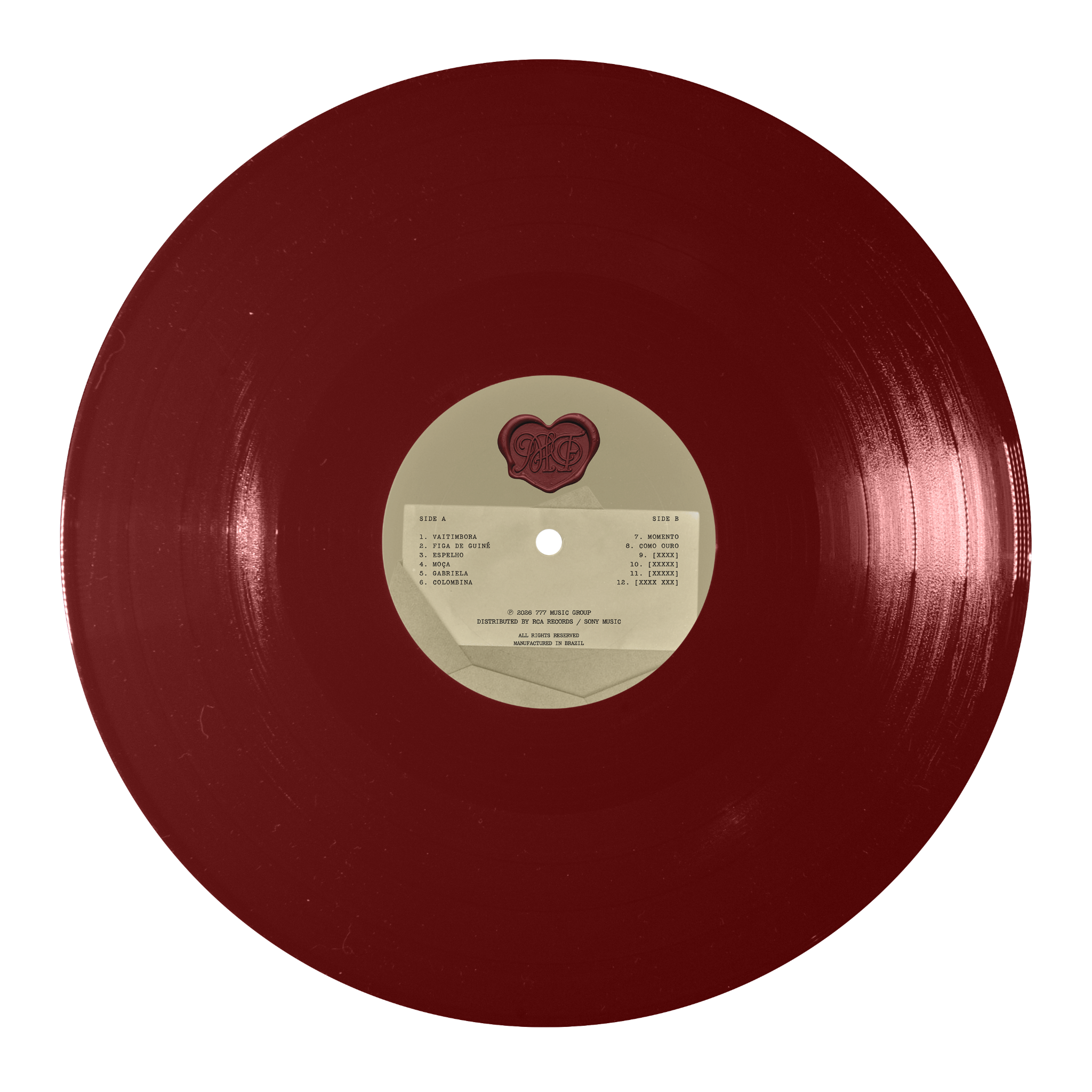 Debut red vinyl